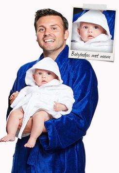 Babybadjas met naam