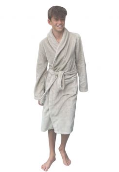 Relax Company badjas kind zand - fleece