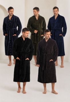 TEN CATE Fleece Kimono Heren