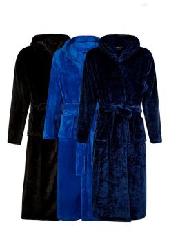 Badrock fleece badjas - 4 kleuren