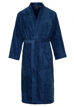 Badstof kimono donkerblauw – sauna - Comvie