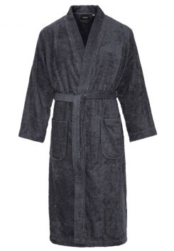 Badstof kimono donkergrijs – sauna - Comvie