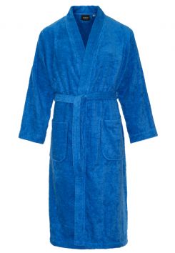 Badstof kimono kopen - blauw