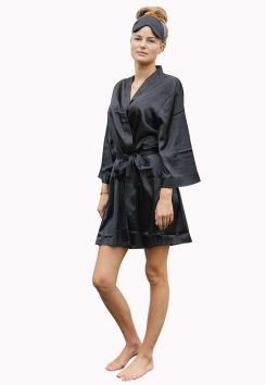 Satijnen kimono