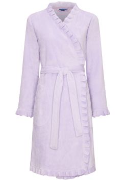 Lila kimonobadjas met ruffles – fleece - Rebelle