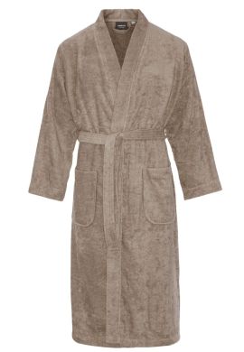Badstof kimono taupe – sauna - Comvie