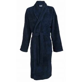 Carl Ross Heren Badjas Kimono 663100 - Nachtblauw/Rood 48/50 Carl Ross Heren Badjas Kimono 663100 - Nachtblauw/Rood 48/50