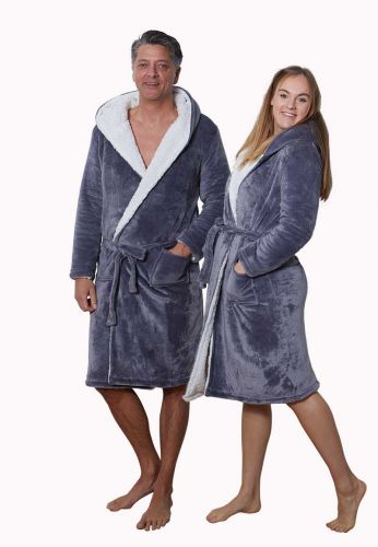 zaterdag zakdoek mug Omkeerbare badjas unisex - dubbelzijdige badjas - 2 kanten draagbaar  badjasmodel
