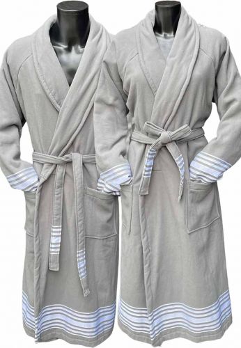 hulp Van toepassing zijn Woud Hamam badjas sauna - unisex badjas model van 100% Turks katoen
