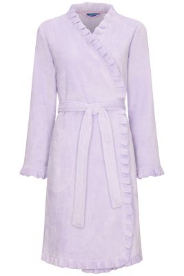Lila kimonobadjas met ruffles – fleece - Rebelle