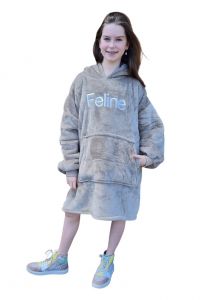 Kindersnuggie met borduring – fleece - Badrock