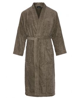 Badstof kimono taupe – sauna - Comvie