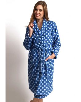 Dames Kleding voor voor Nachtmode voor Badjassen en kamerjassen Bespaar 23% Kate Spade Ochtendjas Met Tekst in het Blauw 