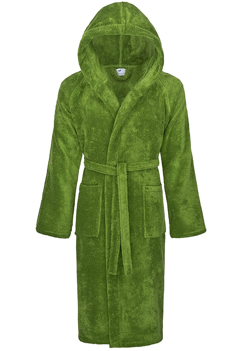 Capuchon badjas groen 2Xl tot 6XL -2xl