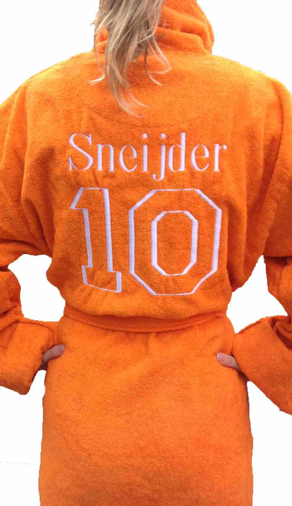 Oranje badjas / Heren badjas WK - S/M